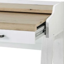 Online Wohnen Landhaus Computertisch in Weiß & Eiche - Mehady