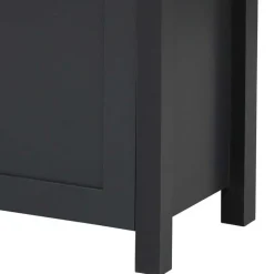 Wohnen Landhaus Highboard in Dunkelgrau - Mivaldana
