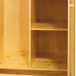Hot Wohnen Landhaus Holz Kleiderschrank mit Kugelfüßen - Kascanu