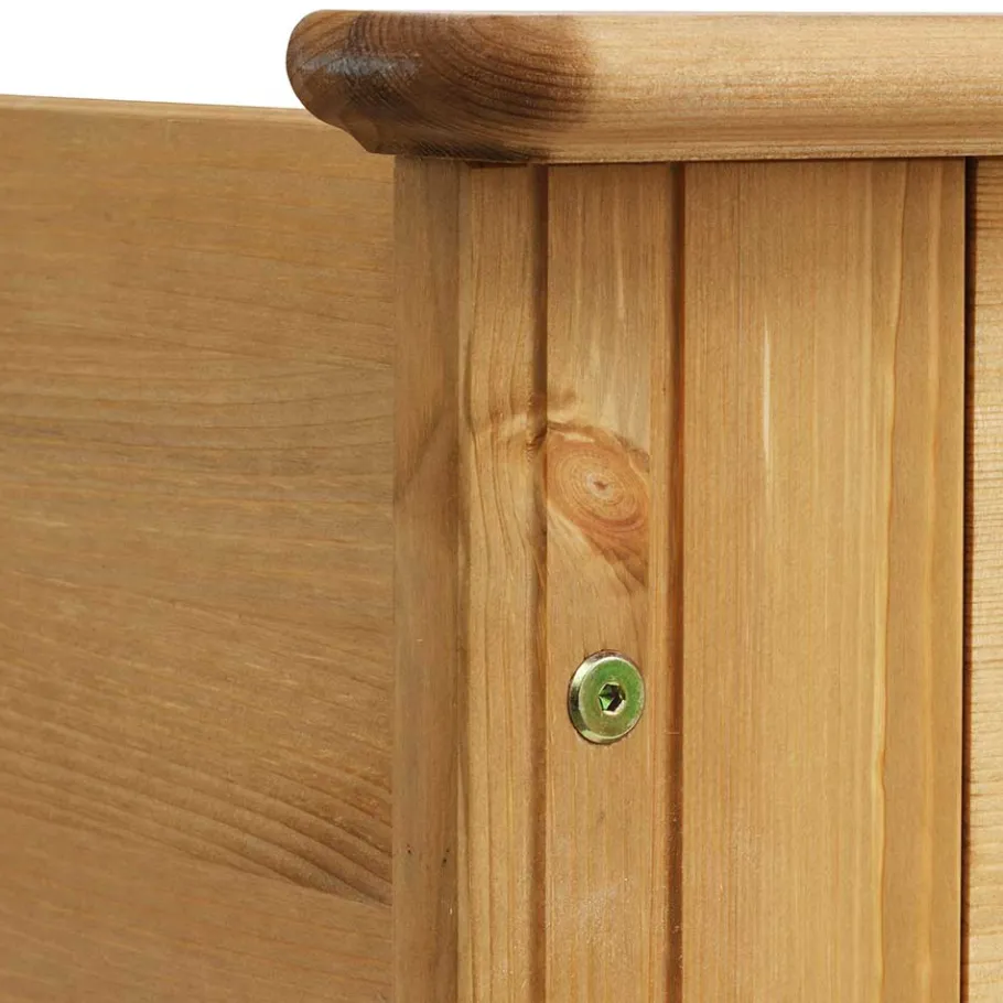 Hot Wohnen Landhaus Holzbett & Nachttische - Imressa (dreiteilig)