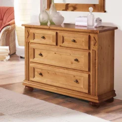 Clearance Wohnen Landhaus Kommode Terezza aus Fichte Massivholz