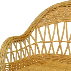 Sale Wohnen Landhaus Korbsessel in Beige Rattan - Witenga