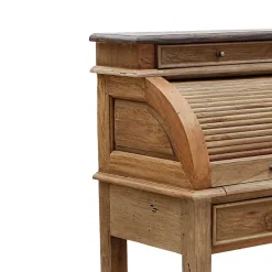 Best Wohnen Landhaus Schreibsekretär Mangato aus Teak Recyclingholz