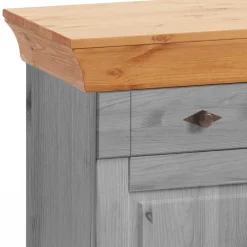 Sale Wohnen Landhaus Sideboard Cempino in Grau