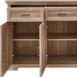 Discount Wohnen Landhaus Sideboard in Eiche Optik - Barack