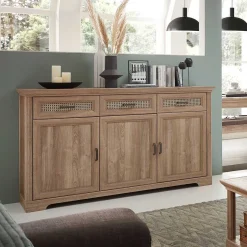 Discount Wohnen Landhaus Sideboard in Eiche Optik - Barack