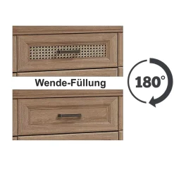 Discount Wohnen Landhaus Sideboard in Eiche Optik - Barack