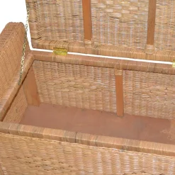 New Wohnen Landhaus Sitztruhe aus Rattan - Momiji