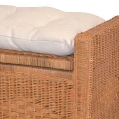 New Wohnen Landhaus Sitztruhe aus Rattan - Momiji