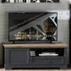 Clearance Wohnen Landhaus TV Board in Grau - Thumbs