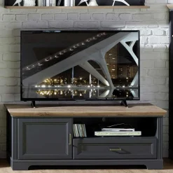Clearance Wohnen Landhaus TV Board in Grau - Thumbs