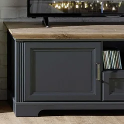 Clearance Wohnen Landhaus TV Board in Grau - Thumbs