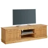 Online Wohnen Landhaus TV Lowboard aus Kiefer Massivholz - Goro