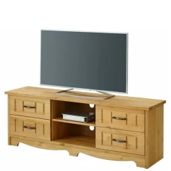 Discount Wohnen Landhaus TV Möbel aus Kiefer Massivholz - Vanpos