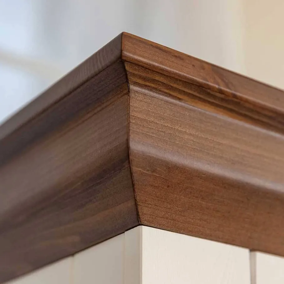 Discount Wohnen Landhaus TV-Board aus Kiefer zweifarbig - Zalya