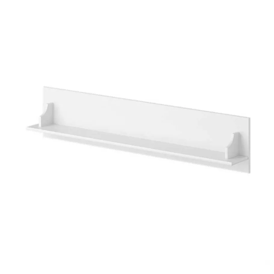 Outlet Wohnen Landhaus Wandboard in Weiß lackiert - Indico (2er Set)