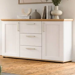Hot Wohnen Landhaus-Sideboard in Weiß - Tocella