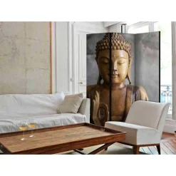 Discount Wohnen Leinwand Foto Paravent mit Buddha - Peru