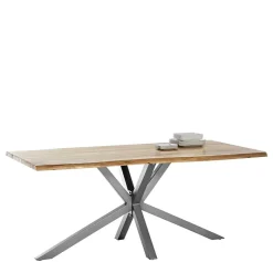 New Wohnen Live Edge Akazie Esstisch mit Spider Gestell - Harukivo