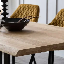 Sale Wohnen Live Edge Eichentisch mit U-Beinen - Mosca
