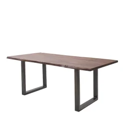 Sale Wohnen Live Edge Tisch aus Akazie in Walnuss Braun - Sibiuta