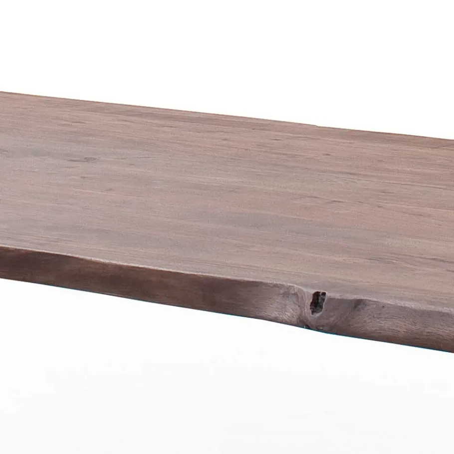 Sale Wohnen Live Edge Tisch aus Akazie in Walnuss Braun - Sibiuta