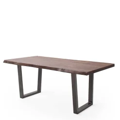 Outlet Wohnen Live Edge Tisch in Walnuss Braun - Typhanie