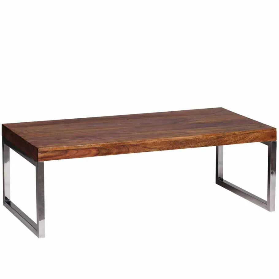 Outlet Wohnen Loft Design Couchtisch Jimena mit Holz und Metall