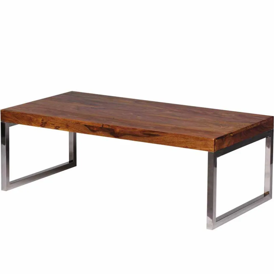 Outlet Wohnen Loft Design Couchtisch Jimena mit Holz und Metall