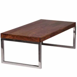 Outlet Wohnen Loft Design Couchtisch Jimena mit Holz und Metall