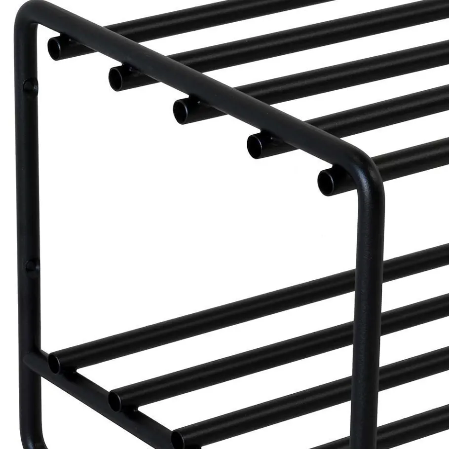 Hot Wohnen Loft Design Flur Set in Schwarz - Creemas (dreiteilig)