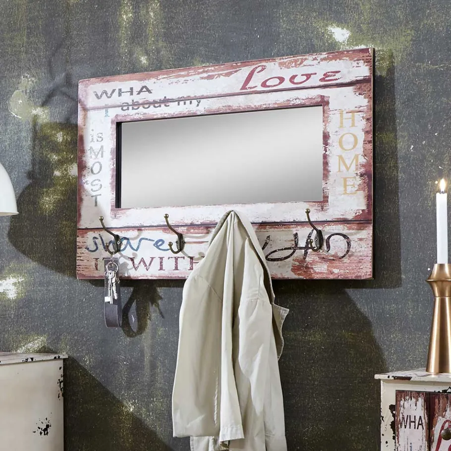 Outlet Wohnen Loft Garderobe Jelanda in Bunt