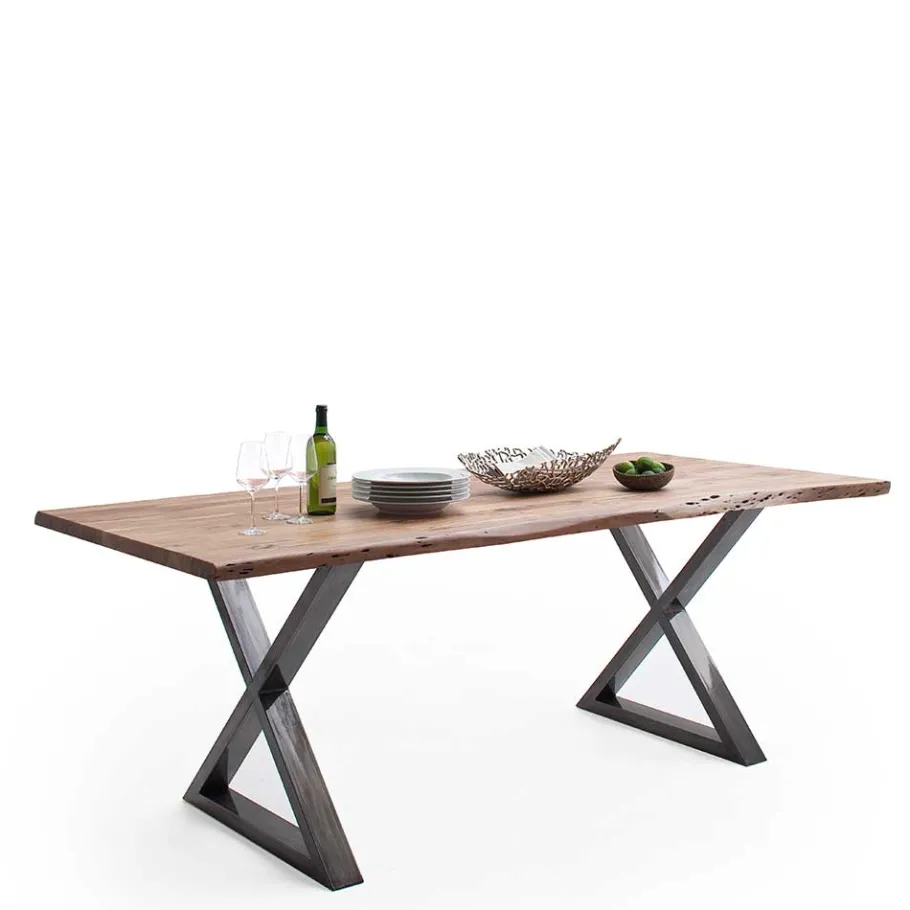 Best Wohnen Loft Style Esszimmertisch mit Baumkanten - Locceri
