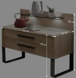 Wohnen Loft Style Schlafzimmer komplett - Licruva (vierteilig)