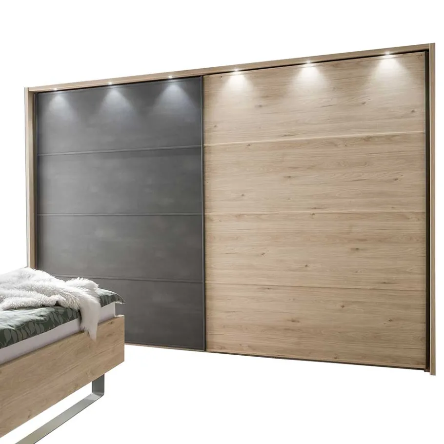 Wohnen Loft Style Schlafzimmer komplett - Licruva (vierteilig)