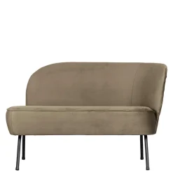 Best Wohnen Lounge Couch in Khaki mit Schwarz - Cuba