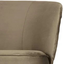 Best Wohnen Lounge Couch in Khaki mit Schwarz - Cuba