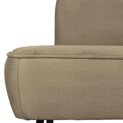 Best Wohnen Lounge Couch in Khaki mit Schwarz - Cuba