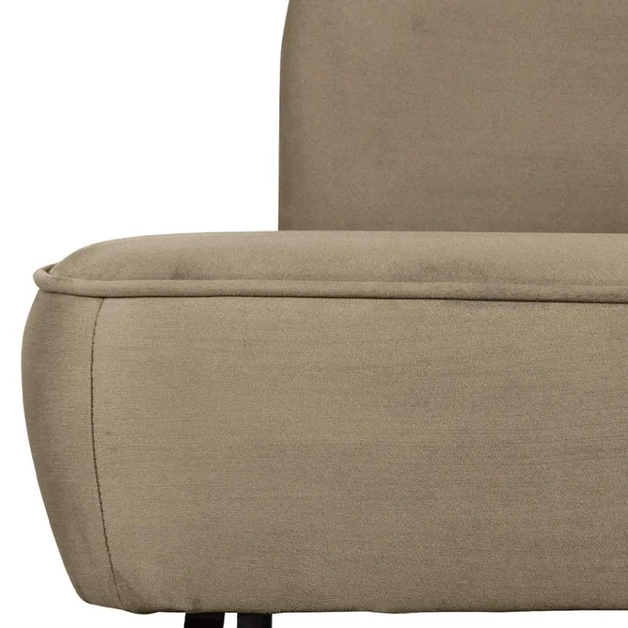Best Wohnen Lounge Couch in Khaki mit Schwarz - Cuba