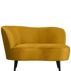 Best Wohnen Lounge Einsitzer aus Samt Ocker - Olav
