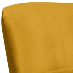 Best Wohnen Lounge Einsitzer aus Samt Ocker - Olav