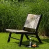 Outlet Wohnen Lounge Outdoor Sessel aus Aluminium - Avalun (2er Set)
