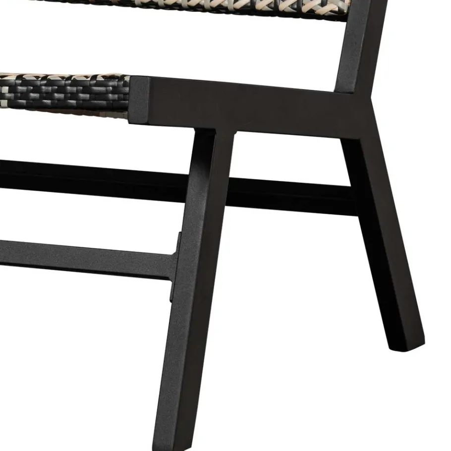 Outlet Wohnen Lounge Outdoor Sessel aus Aluminium - Avalun (2er Set)