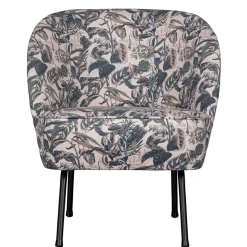 Best Wohnen Lounge Sessel aus Samt mit floralem Dessin - Rosco
