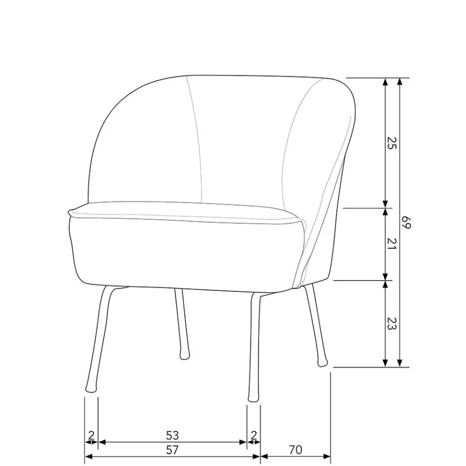Best Wohnen Lounge Sessel aus Samt mit floralem Dessin - Rosco
