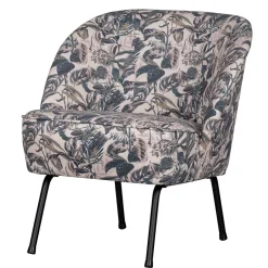 Best Wohnen Lounge Sessel aus Samt mit floralem Dessin - Rosco