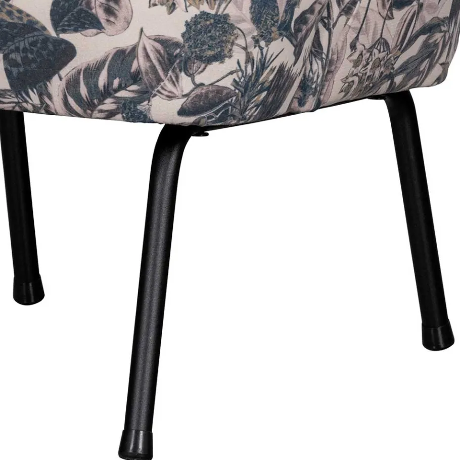Best Wohnen Lounge Sessel aus Samt mit floralem Dessin - Rosco