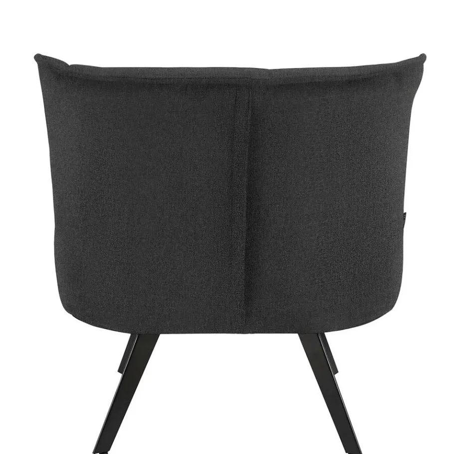 Best Wohnen Lounge Sessel mit Hocker in Anthrazit - Mook (zweiteilig)