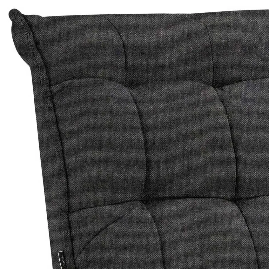 Best Wohnen Lounge Sessel mit Hocker in Anthrazit - Mook (zweiteilig)