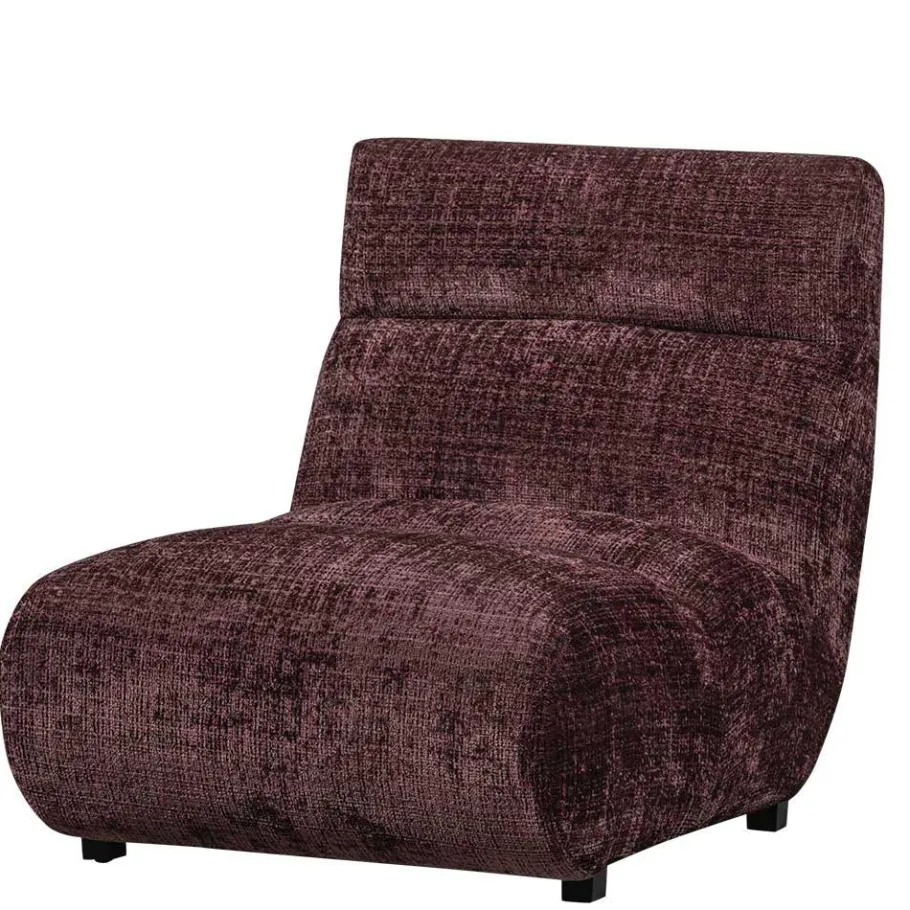 Hot Wohnen Loungesessel in Violett Chenille - Kavos